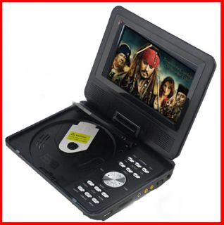 Brand New 13 3 Portable DVD Player LCD TV SD USB Game Swivel Flip