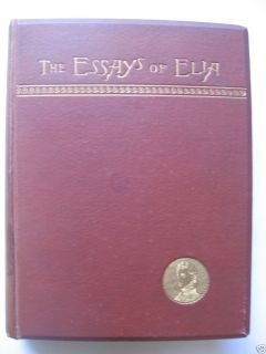 1884 ESSAYS of ELIA CHARLES LAMB G PUTNAM TEMPLE EDITION ORIG ETCHINGS