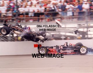 1995 Stan Fox Foyt Indy 500 Wild Crash Race Car Photo 1