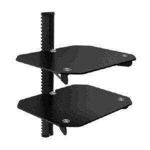 Under TV LCD Wall Mount Component Shelves for DVD PS3