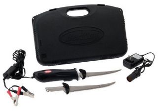 New Berkley Deluxe Electric Fillet Knife Combo 6 and 8 Knives Bcdefk