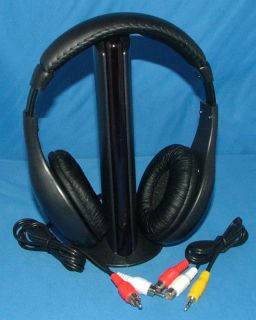 Hi Fi 5 XBS Wireless Headphones Audio CD DVD PC TV 