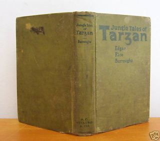 1919 Jungle Tales of Tarzan by Edgar Rice Burroughs