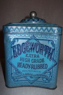 Edgeworth Extra High Grade Ready Rubbed Smoking Tobacco Tin