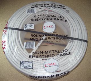  250 ft Roll Electrical Copper Wire Type NM B Electric Cable