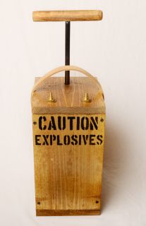 Blasting Machine Replica Detonator Dynamite Plunger Explosives