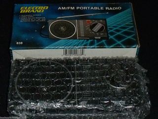 Vintage Electro Brand Am FM Radio New Old Stock Free US Shipping