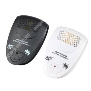  Electronic Pest Mouse Mosquito Repeller Electro Magnetic Black