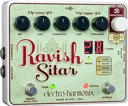 New Electro Harmonix Ravish Sitar Effects Pedal 683274011189