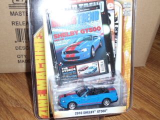 Greenlight Zine Machines 10 Ford Shelby GT500 Motor Trend Magazine on