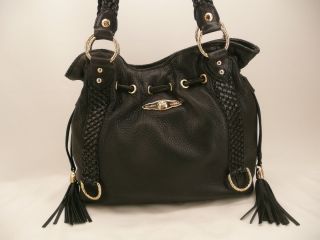 Elliott Lucca Black Supple Leather Purse Bag Handbag