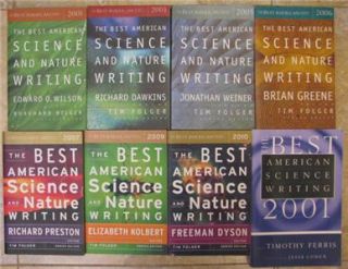 Best American Science and Nature Writing Lot of 8 2001 2003 2005 7
