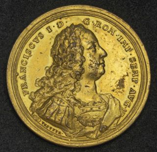 1745 Frankufurt Francis Stephen Beautiful Bronze Election Medal
