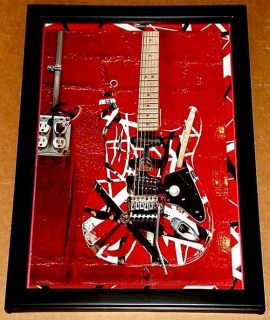 Eddie Van Halen Frankenstrat Framed Tribute Portrait
