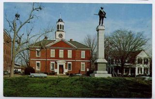 edenton nc confederate monument court house street postcard