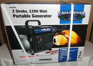 Eagle River 2 Stroke 1200 Watt Portable Generator 71cc ERG1200 New