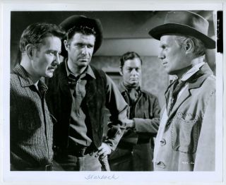 Photo Richard Widmark DeForest Kelley Warlock 1959 Western Movie
