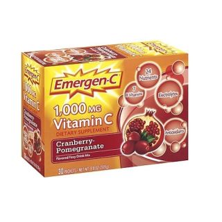 Alacer Emergen C Cranberry Pomegranate 30 Packets N