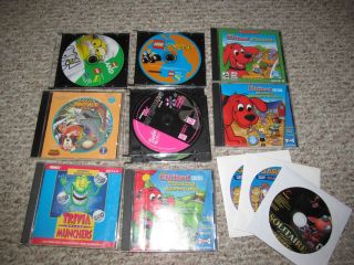 Lot of 11 Childrens Kids Computer Games PC Educational Software
