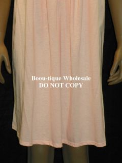 Eileen West Peach Antique Lace Whisper Soft Jersey Short Gown $58