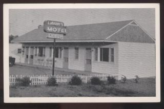 Postcard Ellenburg New York Labarres Motel 1950S