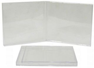 Empty Clear Plastic CD Jewel Boxes Cases Standard x 100