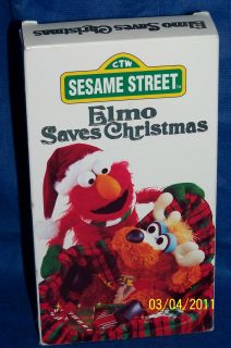 Sesame Street   Elmo Saves Christmas (VHS, 1996)