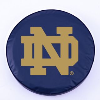Notre Dame Fighting Irish ND Logo Navy Vinyl Spare Tire Cover