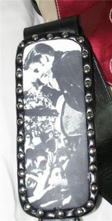 Elvis Presley Large Red Guitar Shaped Handbag Shoulder Bag Cross Body