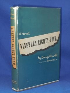 1949 NINETEEN EIGHTY FOUR (1984) George Orwell 1st American Ed First