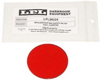 red safety filter for lpl 6x7 and 4x5 enlargers