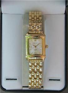 Elegant Embassy by Gruen Ladies Quartz Wrist Watch in Gold