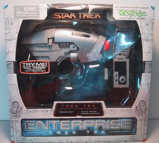 star trek enterprise phase pistol and communicator by art asylum