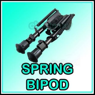 Tactical Rifle Spring Eject Rest 6 9 Metal Bipod
