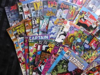 65 Huge Vintage Comic Book Lot 60s 70s 1980s 90s Bronze Age DC Marvel