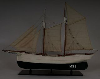 Famous Schooner Wanderbird New Wood Model Boat Assembled