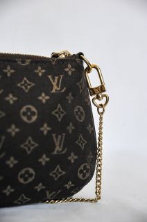 Louis Vuitton Monogram Mini Eben Pochette Wallet Clutch Bag Handbag
