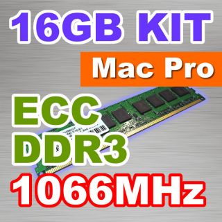16GB Kit 2x8GB DDR3 1066MHz ECC Memory RAM for Apple Mac Pro Quad Core