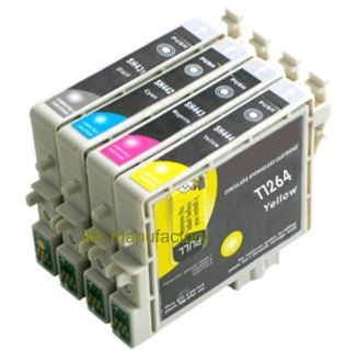 Non OEM Ink T126 for Epson Workforce 435 545 630 633 635 645 845