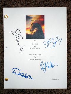 Emily Watson Steven Spielberg Tom Hiddleston Signed x4 War Horse