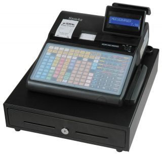 SAM4S ER 940 Cash Register with Flat Keyboard with Receipt Printer