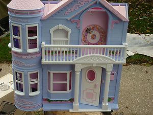 1995 Barbie Victorian Dream House with Working Elevator