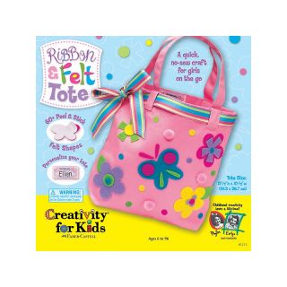 Creativity for Kids Ribbon and Felt Tote Purse   Ages 6+ at