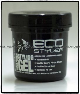ECO STYLER SUPER PROTEIN HAIR STYLING GEL ALCOHOL FREE MAXIMUM HOLD