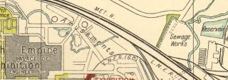 Kingsbury Neasden Church End British Empire Exhibition 1923 Map