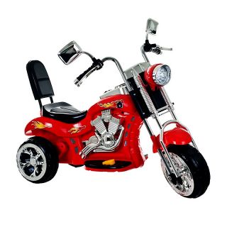 Lil Rider Red Rocking Three Wheel Chopper Motorcycle at