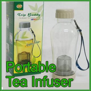 20 oz Travel Infuser Tea Bottle Coffee Hub Flask PC