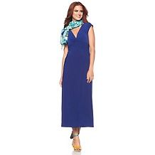 tiana b your best bet maxi dress with chiffon scarf d 2012042512093173