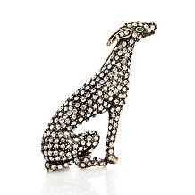 heidi daus brilliant borzoi crystal accented brooch d