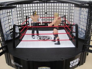wwe elimination chamber ring 2 figures